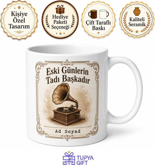 Nostalji Sevenlere Özel Kupa Bardak | Retro Tasarım Hediye Kupa