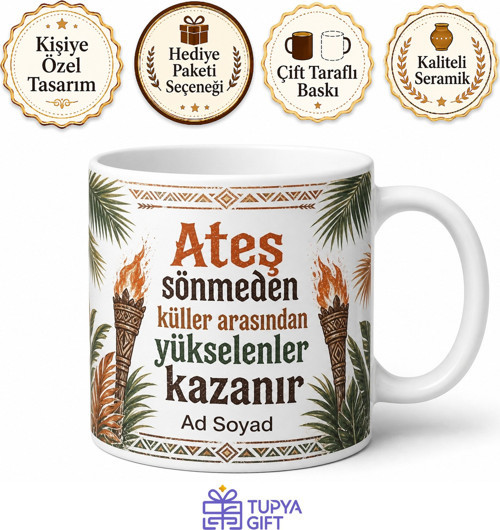 Survivor İzlerken Heyecanlananlara Ada Konseyi Dokunulmazlık Kupa Bardak Hediye