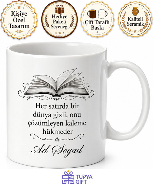 Kitap Eleştirisi Yapanlara Yazarın Dili Kurgu Akışı Sayfa Kupa Bardak Hediye