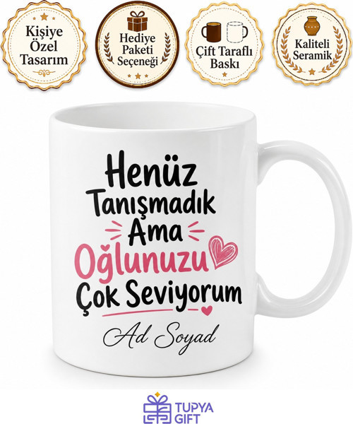 Müstakbel Kayınvalide Kupası Komik Baskılı Hediye Kupa Bardak