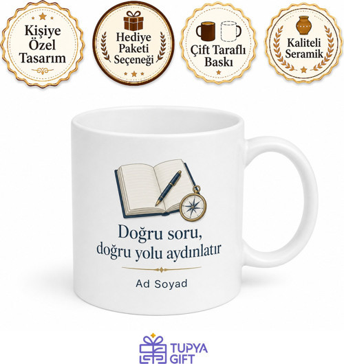 Kişiye Özel Danışmanlık Ofisi Baskılı Kupa Bardak Danışman Hediye