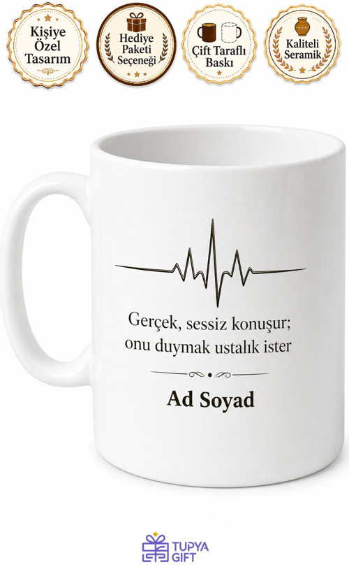 Yalan Makinesi Operatörü Çarpıntı Ve Terleme Analisti İsme Özel Kupa Bardak Hediye