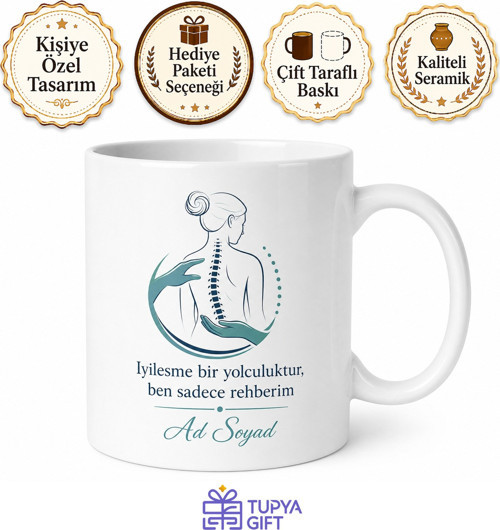 Fizik Tedavi Rehabilitasyon Uzmanı FTR Kupa Bardak Hediye Porselen Mug