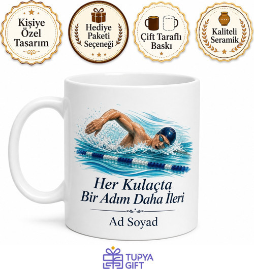 Yüzücüye Hediye Havuz Klor Kokusu Serbest Stil Kulaç Olimpiyat Nefes Kupa Bardak