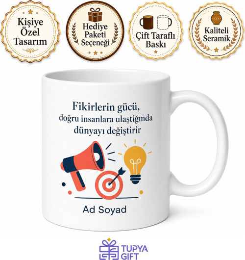 Reklam Ajansı Ruhu Kampanya Kurgulama Hedef Kitle Marka Yüzü Özel Tasarım Kupa Bardak Hediye