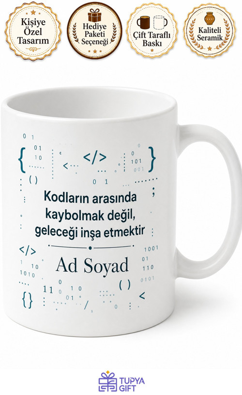 Dünya Bilgisayar Günü Kodlarla Dijital Dünyayı Kuranlara Hediye Kupa Bardak