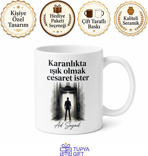 Asansör Kurtarma Görevlisi Kapalı Kalanların Kahramanı Kahve Kupası Hediye