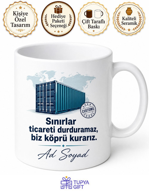 Dış Ticaret Gümrük Konteyner İhracat Faturası Kupa Bardak Hediye