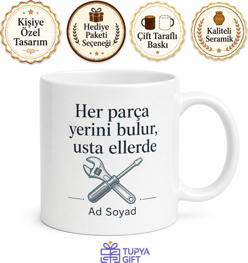 Kurgu Masası Uzmanı Montajcı Çay Kupası Hediye Bardak Özel Tasarım