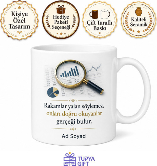 Beyaz Yaka Suçları Soruşturmacısı Mali Dedektif Seramik Kupa Bardak Hediye