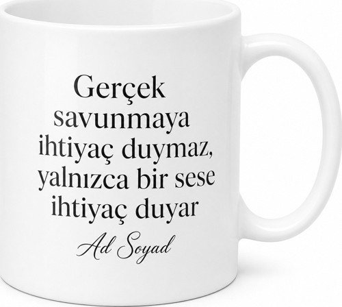 Gerçek İngilizce Kahve Kupası Özel Tasarım Baskılı Kupa Hediye