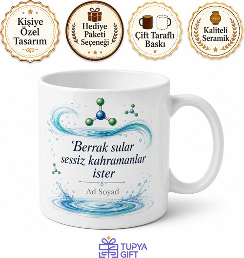 Havuz Temizlik Ve Klorlama Uzmanı Mavi Suların Bekçisi Hediye Seramik Kupa