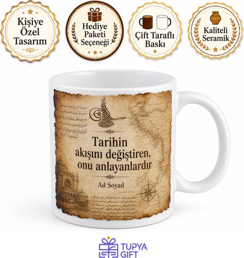 Tarihçiye Hediye Eski Metinler Arşiv Belgeleri İmparatorluk Çöküşü Tarihin Akışı Kupa Bardak
