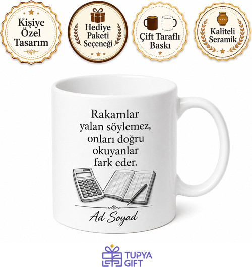 Dünya Muhasebe Günü Hesapları Kuruşu Kuruşuna Tutanlara Kupa Bardak Hediye