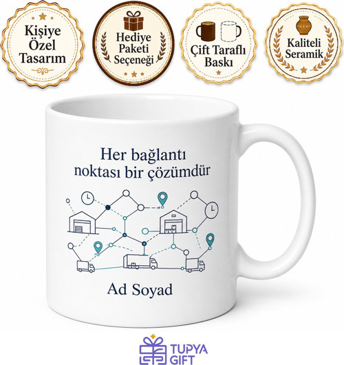 Tedarik Zinciri Uzmanına Özel Lojistik Stok Optimizasyonu Tasarım Baskılı Kupa Bardak Hediye