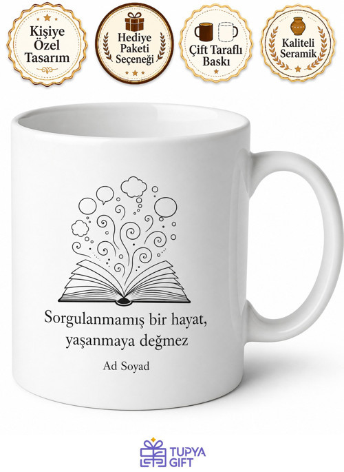 Dünya Felsefe Günü Hediye Kupa Varlığın Anlamını Sorgulayan Düşünürlere Bardak