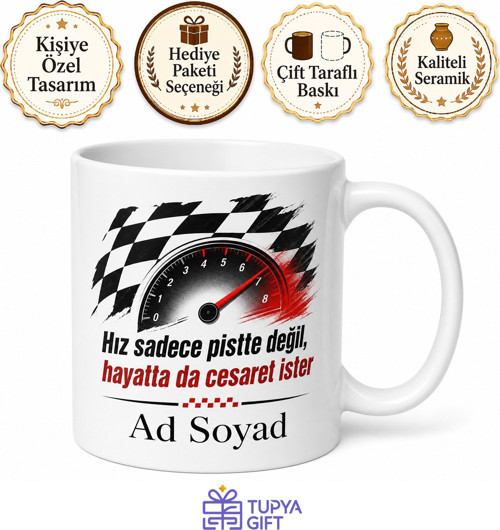 Formula Sever Yazılı Baskılı Kupa Bardak Özel Tasarım Hediye