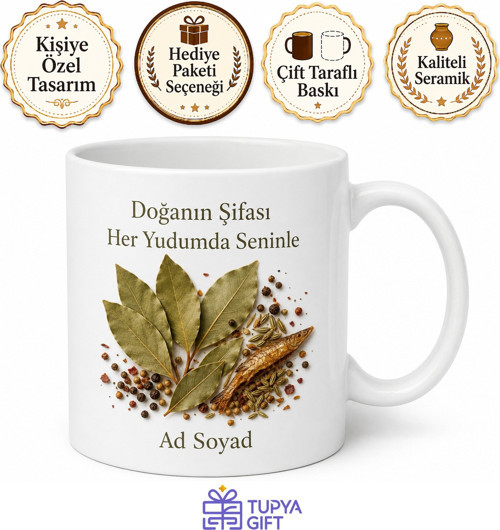 Defne Yaprağı Kullananlara Kuru Defne Yaprağı Balık Baharatı Şifa Kupa Hediye