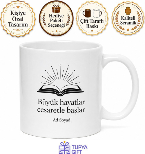 Biyografi Okuyucularına İlham Veren Hayatlar Büyük İnsanlar Kupa Bardak Hediye