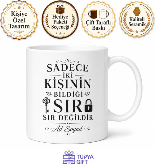 Sadece İki Kişinin Bildiği Sır Sır Değildir Kural İhlali Kupası Hediye Bardak