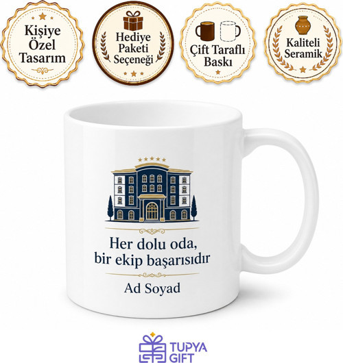 Otel Müdürüne Hediye Doluluk Oranı Personel Yönetimi Müşteri Memnuniyeti Kupa Bardak
