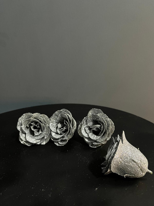 Gül Sabun Paketi 50 Adet Silver