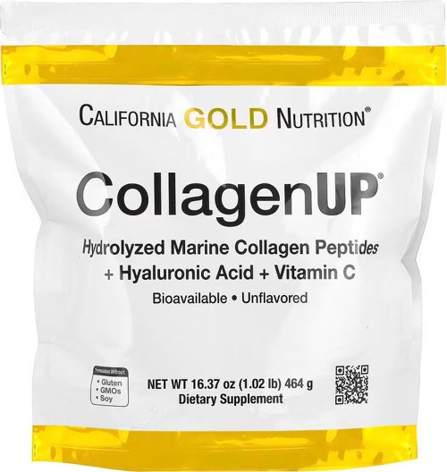 CollagenUP Hydrolyzed Marine Collagen Peptides with Hyaluronic Acid and Vitamin C Unflavored (464 g)