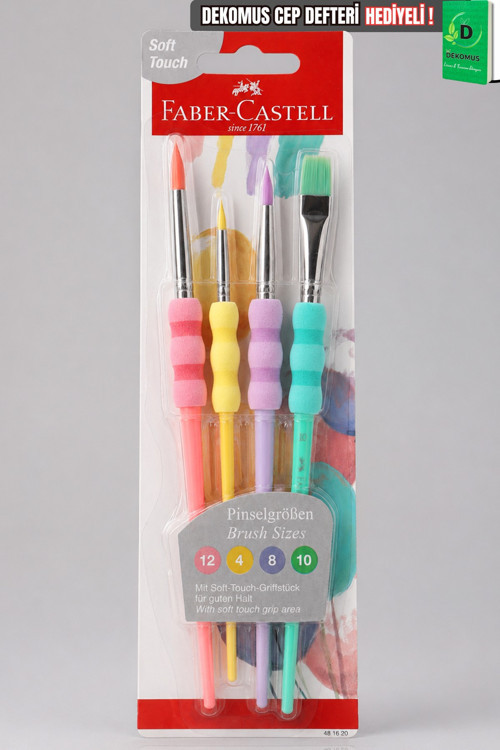 Faber-Castell Pastel Soft Touch 4Lü Fırça Seti