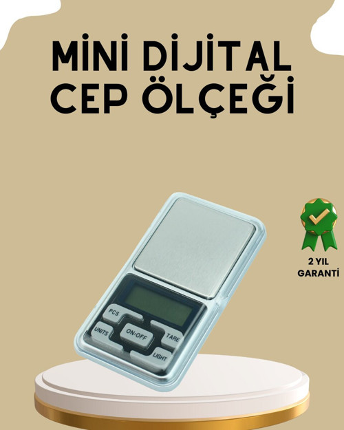 Kapaklı Dijital Cep Terazisi Hassasiyet 300 Gr