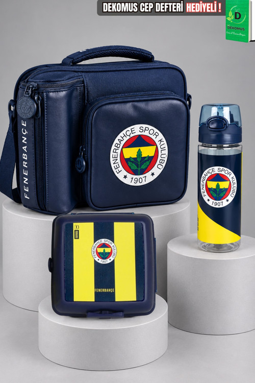 Lisanslı Navy Legacy Collection Beslenme Çantası,Beslenme Kabı,500 ML Matara Seti