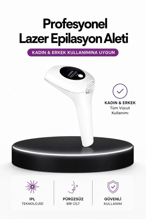 IPL Teknolojili Erkek Ve Kadın Kullanımına Uygun Lazer Epilasyon Cihaz - TEOLSA9416-2060