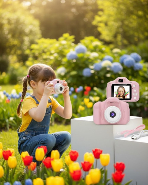 Şarjlı Mini Kamera HD Video ve Fotoğraf Çekimli Genişletilebilir Hafızalı - TEOLSA8168-5268
