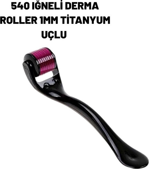 Ev Tipi Mikro İğneli Cilt Bakım Aleti – 1 mm Titanyum Roller - TEOLSA4085-3814