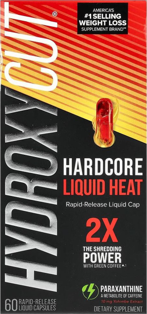 Hydroxycut Hardcore Liquid Heat 60 Rapid-Release Liquid Capsules