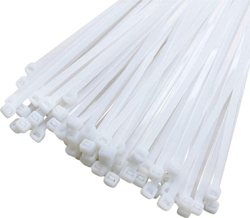 Kablo Bağı- Plastik Kelepçe - 3.6 X 300 Mm - Cırt Kelepçe Beyaz 100 Adet Paket