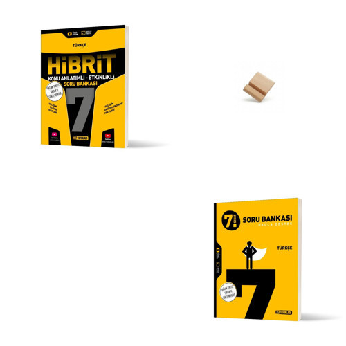 Hız 7. Sınıf Türkçe Hibrit Etkinlikli ve Soru Bankası + Telefon Standı
