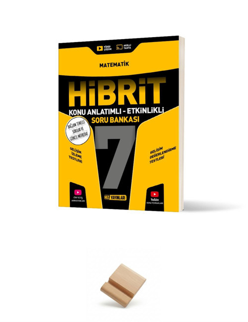 Hız 7. Sınıf Matematik Hibrit Etkinlikli Soru Bankası + Telefon Standı