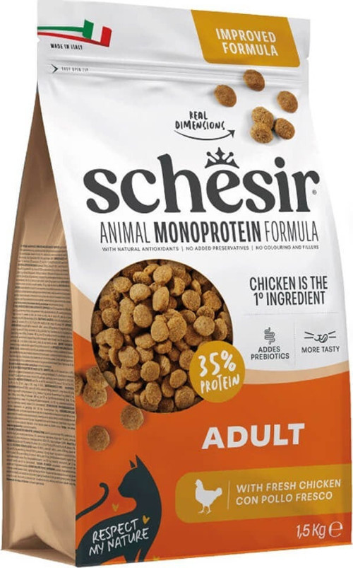 Monoprotein Tavuklu Yetişkin Kedi Maması 1,5 Kg