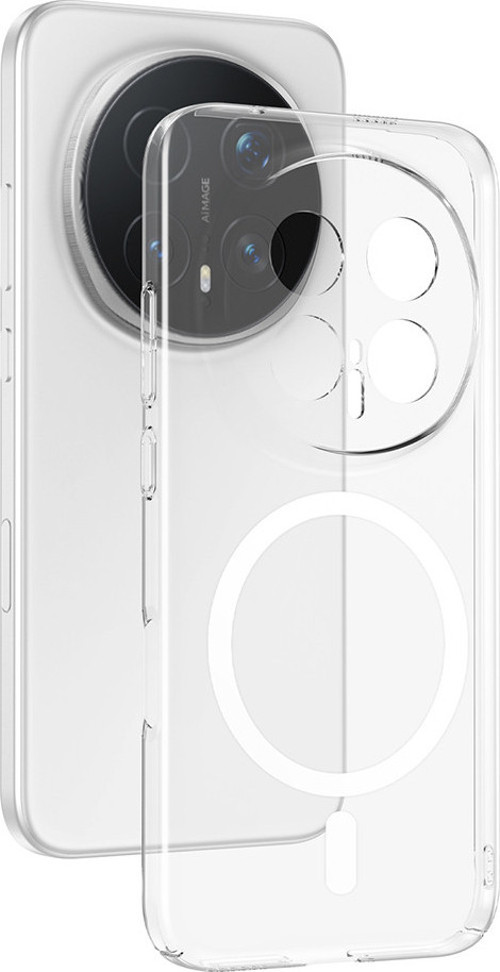 Honor Magic 8 Pro Kılıf Kamera Korumalı MagSafe Şarj Özellikli Lüx Şeffaf London Silikon Kapak