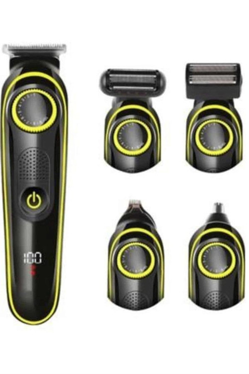 Tıraş Makinesi Şarjlı 5 Başlıklı Burun ve Kulak Temizleme