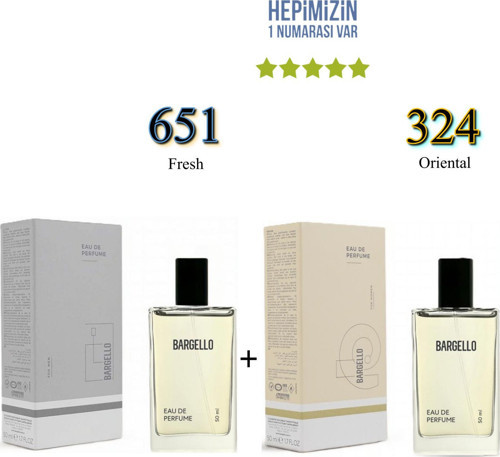 651 + 324 Erkek/Kadın Parfüm Edp 50 ml Fresh/Oriental - Mnms651324