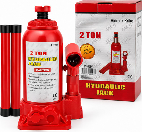2 Ton Hidrolik Kriko – Araç Kaldırma Krikosu – Şişe Tip Kriko