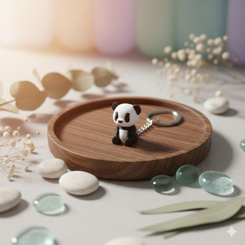 Anahtarlık- Panda 3'lü Set