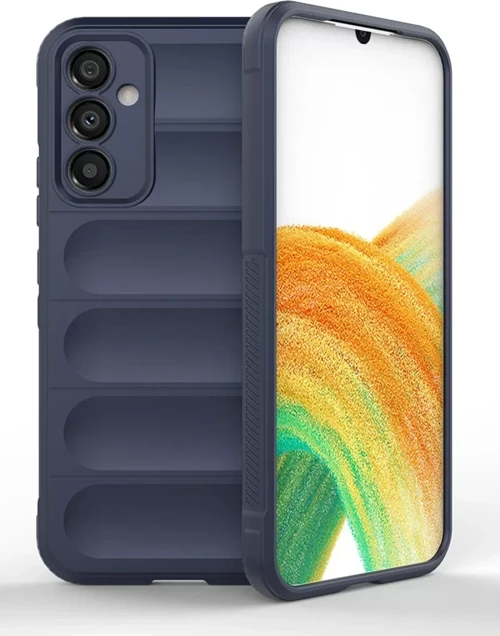 Newface Samsung Galaxy A25 5G Kılıf Optimum Silikon - Lacivert