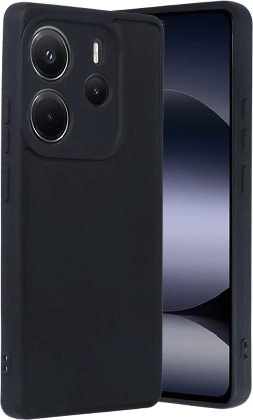 Newface Xiaomi Redmi Note 14 4G Kılıf Aras Deri Kapak - Siyah