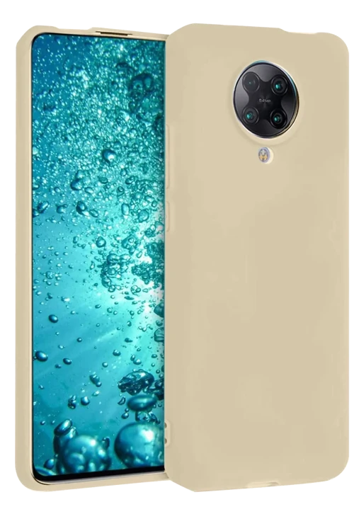 Newface Xiaomi Redmi K30 Pro Kılıf Nano içi Kadife Silikon - Kemik