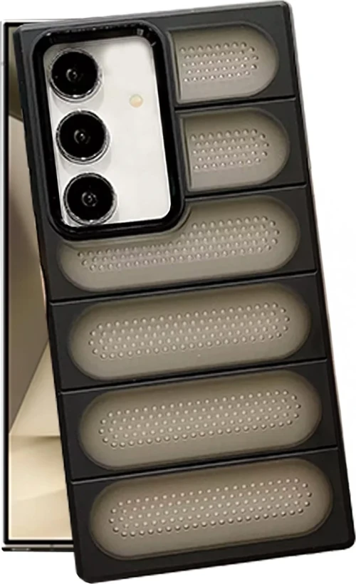 Newface Samsung Galaxy S24 Plus Kılıf Airmax Silikon Kapak - Siyah