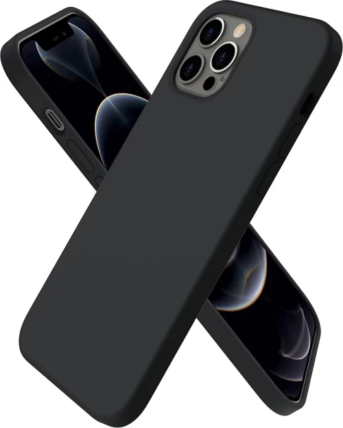Newface Apple iPhone 12 Pro Kılıf First Silikon - Siyah