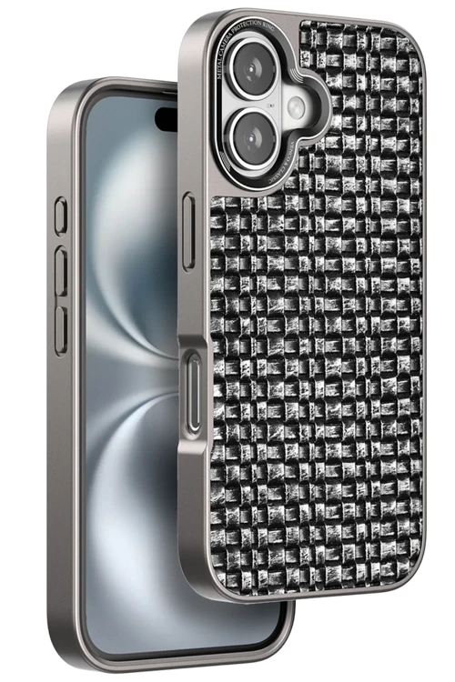 Venco Apple iPhone 16 Brand Kapak - Gümüş