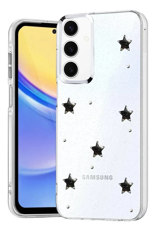 Newface Samsung Galaxy A35 5G Fiyonk Desenli Kapak - Desen 4